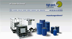 Desktop Screenshot of high-pack.de