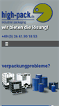 Mobile Screenshot of high-pack.de